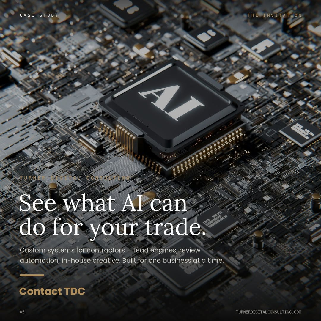 Concrete contractor case study: custom AI systems invitation